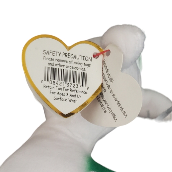 TY 6" beanie Peppermint reindeer - Picture 6 of 6